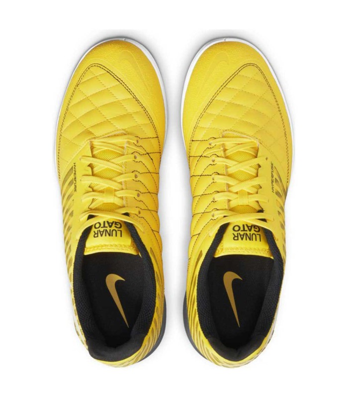 کفش فوتسال نایک لونارگتو طرح اصلی NIKE Lunar Gato II Futsal Boot Yellow