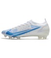 کفش فوتبال مردانه نایک مرکوریال طرح اصلی Nike Mercurial Vapor 14 Elite FG White Blue