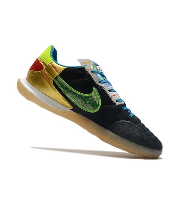 کفش فوتسال نایک استریت گتو طرح اصلی NIKE Street Gato Futsal Boot Black Yellow