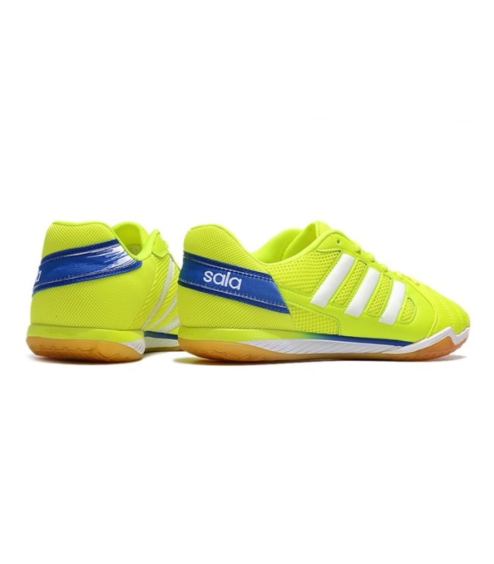 کفش فوتسال آدیداس تاپ سالا طرح اصلی ADIDAS Top Sala MD Futsal Boot Yellow/Blue