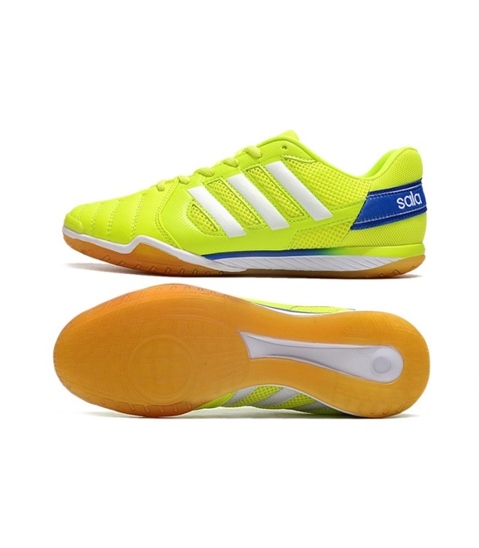 کفش فوتسال آدیداس تاپ سالا طرح اصلی ADIDAS Top Sala MD Futsal Boot Yellow/Blue