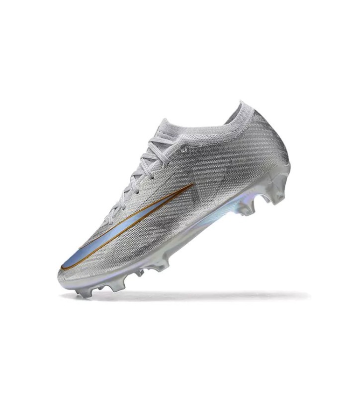 کفش فوتبال نایک مرکوریال ایرزوم ویپور 15 طرح اصلی NIKE Air Zoom Mercurial Vapor 15 Elite FG XXV Silver/Gold