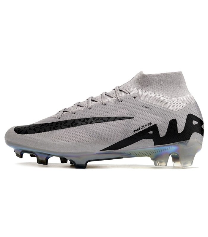 کفش فوتبال نایک مرکوریال ایرزوم ویپور 15 طرح اصلی طوسی NIKE Air Zoom Superfly 9 Elite FG Rising Gem