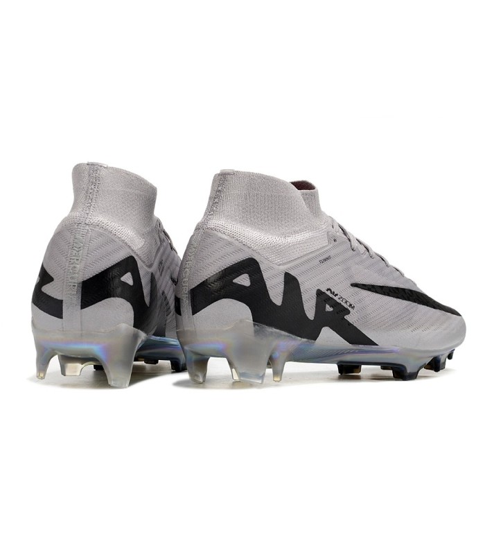 کفش فوتبال نایک مرکوریال ایرزوم ویپور 15 طرح اصلی طوسی NIKE Air Zoom Superfly 9 Elite FG Rising Gem