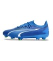 کفش فوتبال پوما اولترا طرح اصلی آبی Puma Ultra Ultimate FG Blue/White/Yellow