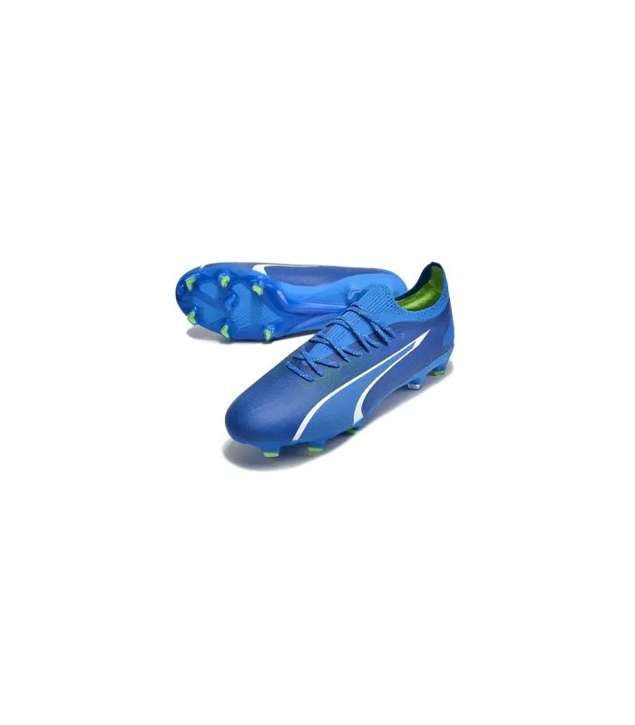 کفش فوتبال پوما اولترا طرح اصلی آبی Puma Ultra Ultimate FG Blue/White/Yellow