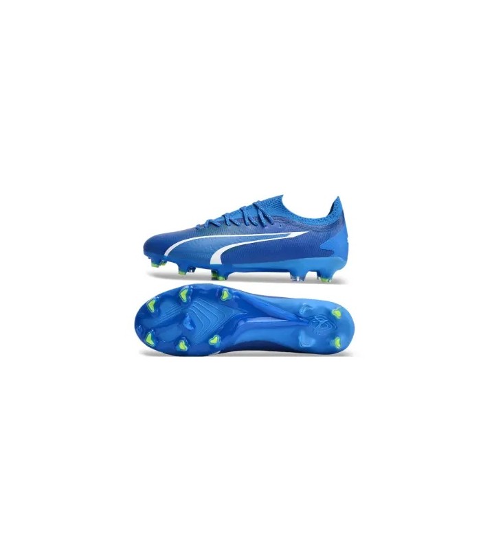 کفش فوتبال پوما اولترا طرح اصلی آبی Puma Ultra Ultimate FG Blue/White/Yellow