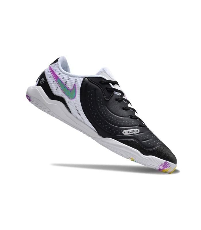 کفش فوتسال نایک تمپو لجند 10 طرح اصلی مشکی سفید NIKE Tiempo Legend 10 Academy White/Black