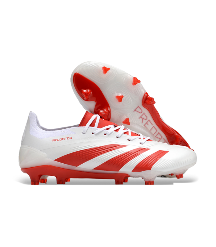 کفش فوتبال آدیداس پردیتور سفید قرمز طرح اصلی ADIDAS Predator Elite FG Merk