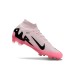 کفش فوتبال سایز کوچک نایک مرکوریال ایرزوم طرح اصلی صورتی NIKE Air Zoom Superfly 9 Elite FG Mad Brilliance