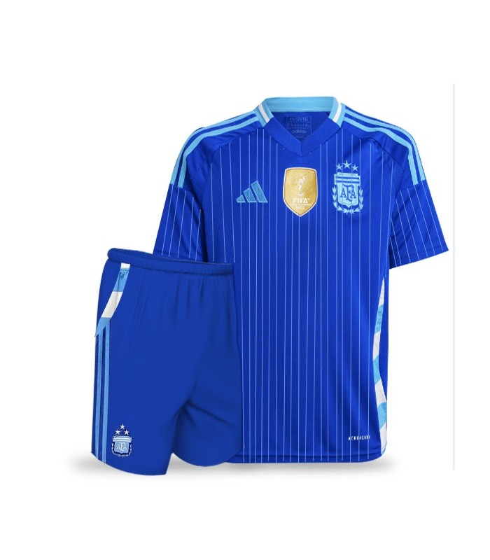 کیت و شورت دوم آرژانتین آبی Argentina Away Kit 2024 With Short