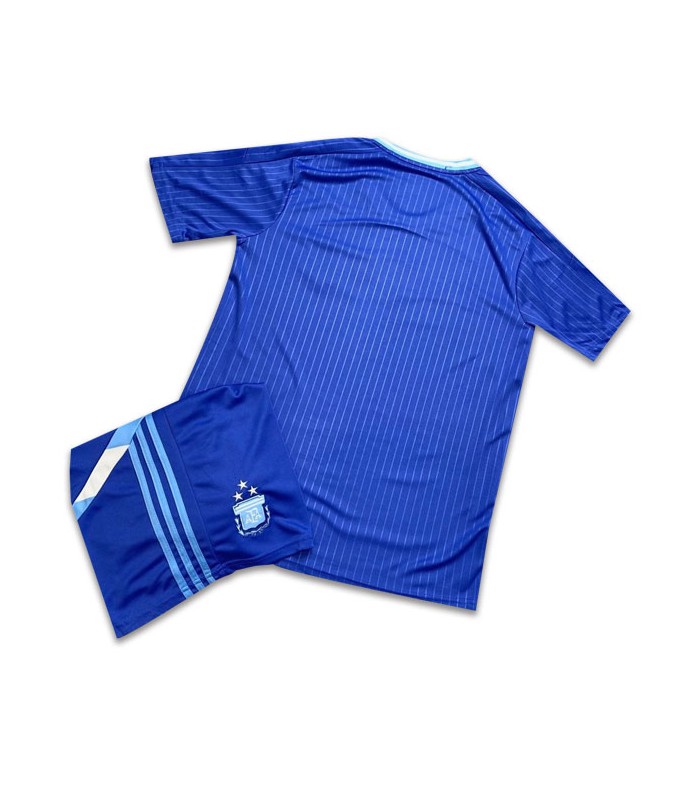 کیت و شورت دوم آرژانتین آبی Argentina Away Kit 2024 With Short