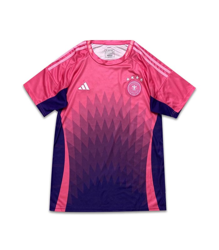 کیت و شورت دوم آلمان صورتی بنفش Germany Away Kit 2024