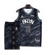 رکابی و شورت بسکتبال بکلین BKLYN Basketball Jersey 2024 Black/Gray