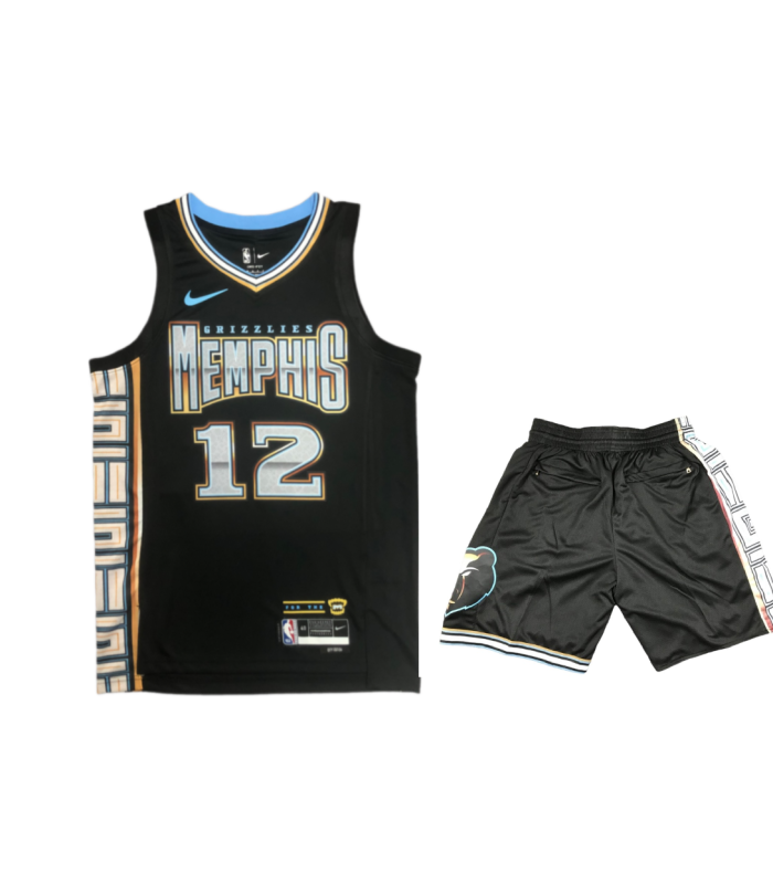رکابی و شورت بسکتبال ممفیس مشکی Memphis Grizzlies City Basketball Jersey 2024