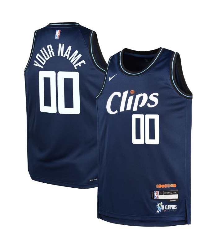 رکابی و شورت بسکتبال لس آنجلس کلیپر سورمه ای Los Angeles Clippers Basketball Jersey 2024