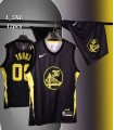 رکابی و شورت بسکتبال گلدن استیت مشکی طلایی GOLDEN STATE Basketball Jersey 2024