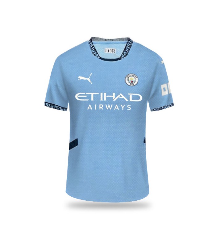 کیت تک پلیری اول منچسترسیتی آبی Manchester City Home Kit 2025 Player