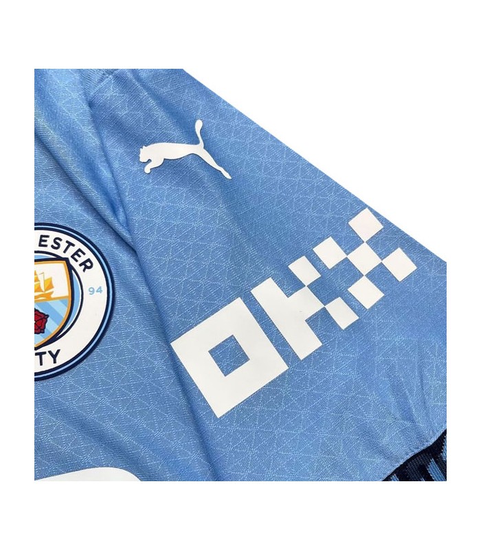 کیت تک پلیری اول منچسترسیتی آبی Manchester City Home Kit 2025 Player