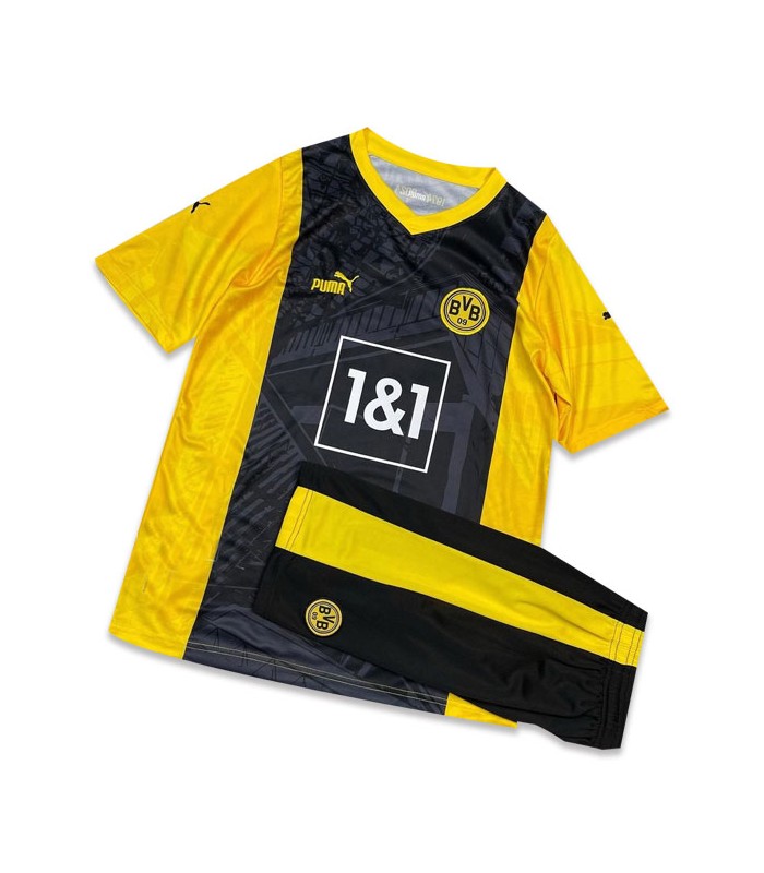 کیت و شورت چمپیونز دورتموند زرد مشکی Dortmund Champions Kit 2024