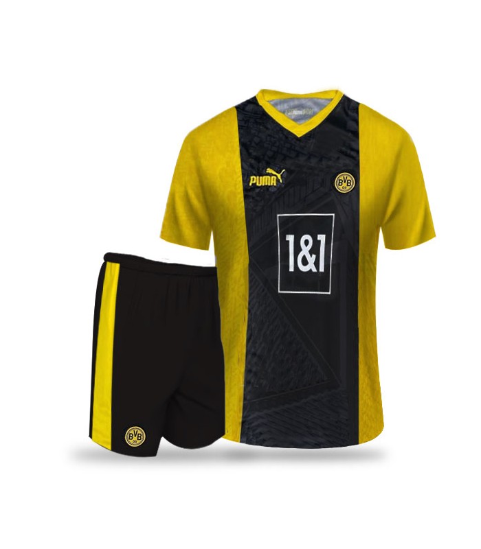 کیت و شورت چمپیونز دورتموند زرد مشکی Dortmund Champions Kit 2024