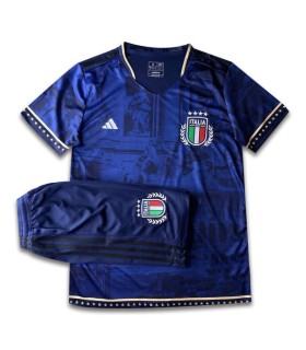 کیت و شورت کانسپت ایتالیا سورمه ای Italia Concept Kit 2024 With Short