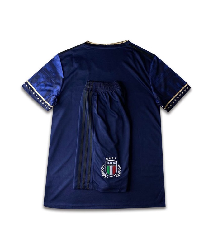 کیت و شورت کانسپت ایتالیا سورمه ای Italia Concept Kit 2024 With Short