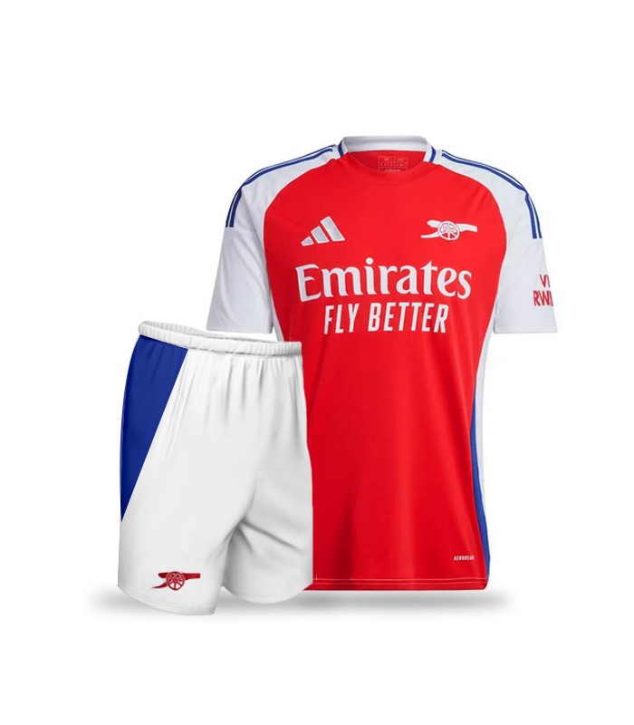 کیت و شورت اول آرسنال سفید قرمز Arsenal Home Kit 2024 With Short