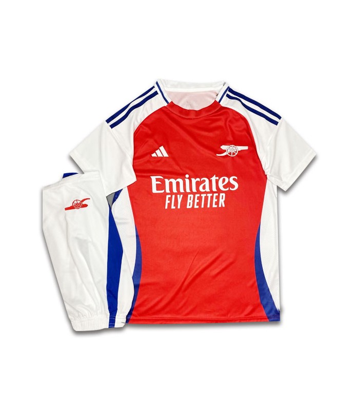 کیت و شورت اول آرسنال سفید قرمز Arsenal Home Kit 2024 With Short