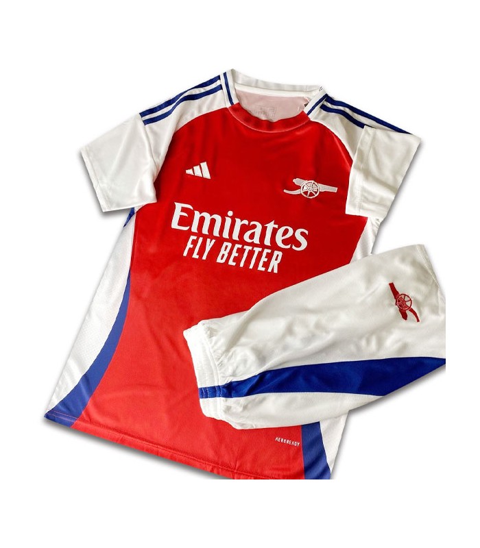 کیت و شورت اول آرسنال سفید قرمز Arsenal Home Kit 2024 With Short