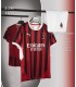 کیت و شورت اول آث میلان مشکی قرمز Ac Milan Home Kit 2025