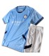 کیت و شورت اول منچسترسیتی آبی Manchester City Home Kit 2025