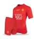 کیت و شورت اول منچستریونایتد قرمز Manchester United Classic Home kit 2007