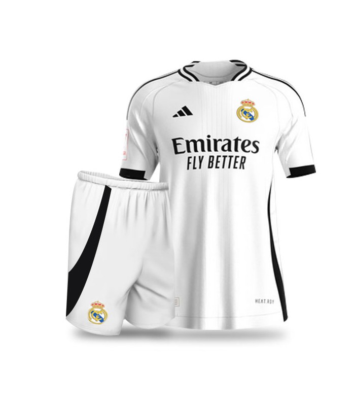 کیت و شورت اول رئال مادرید سفید Real Madrid Home kit 2024