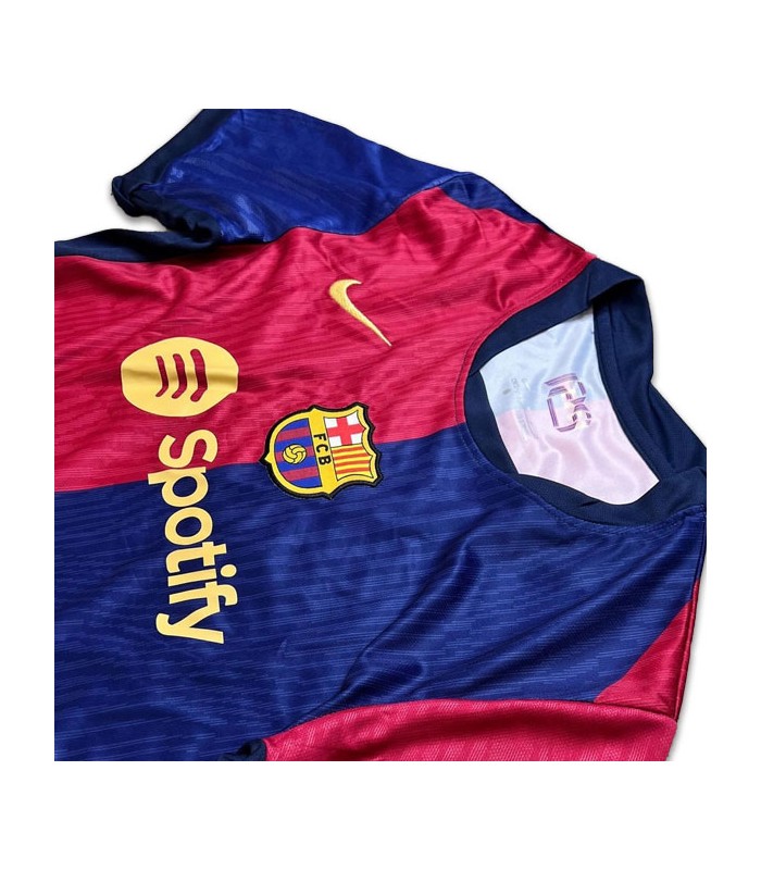 کیت و شورت اول بارسلونا آبی قرمز Barcelona Home Kit 2024 With Short