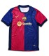 کیت و شورت اول بارسلونا آبی قرمز Barcelona Home Kit 2024 With Short