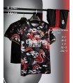 کیت و شورت بیبی دراگون رئال مادرید مشکی قرمز Real Madrid Baby Dragon kit 2024