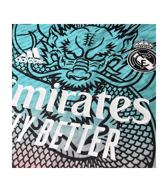 کیت پلیری دراگون رئال مادرید آبی صورتی Real Madrid Dragon Kit 2024 Player
