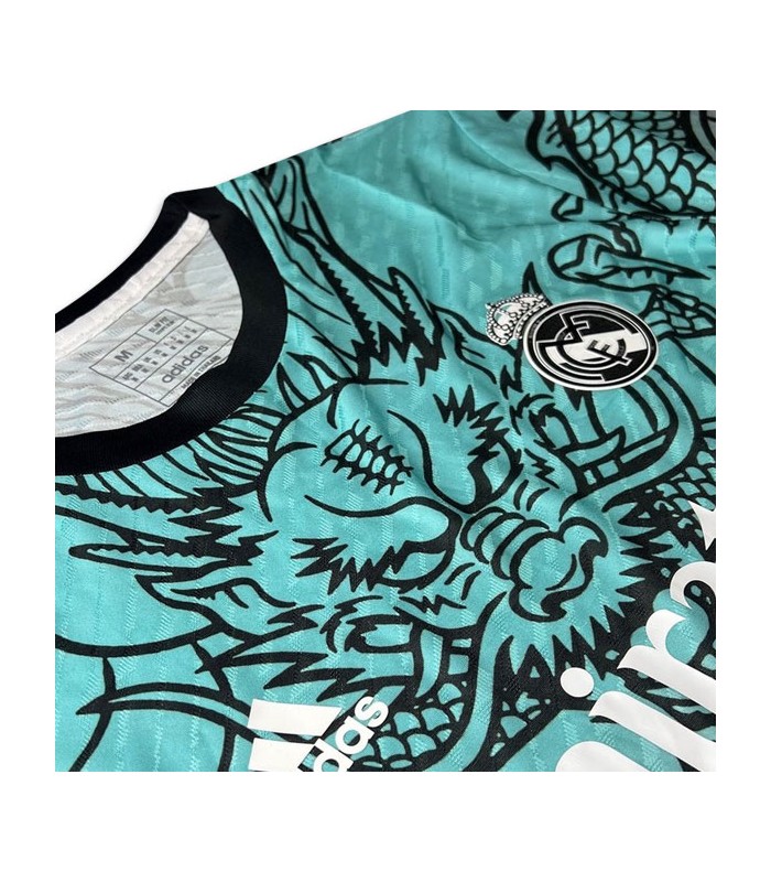 کیت پلیری دراگون رئال مادرید آبی صورتی Real Madrid Dragon Kit 2024 Player