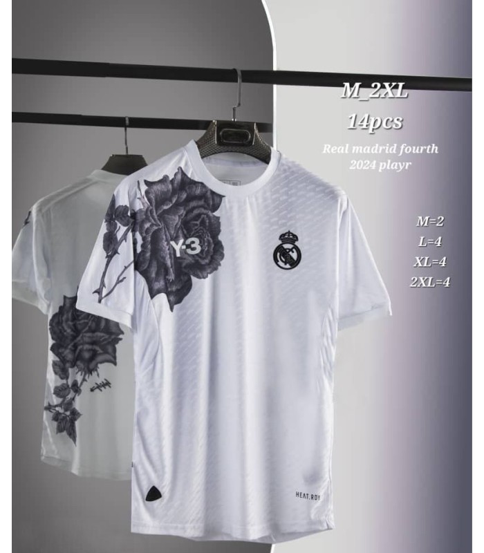 کیت پلیری چهارم رئال مادرید سفید Real Madrid 4rd kit 2024