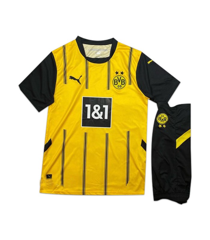 کیت و شورت اول دورتموند زرد مشکی Dortmund Home Kit 2024