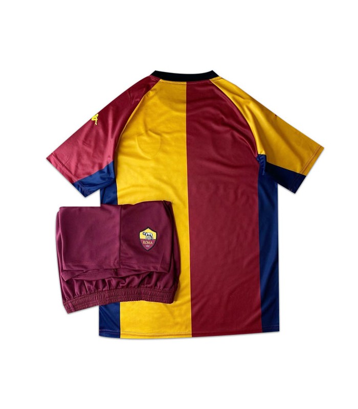 کیت و شورت کلاسیک آث رم As Roma Classic Kit With Short