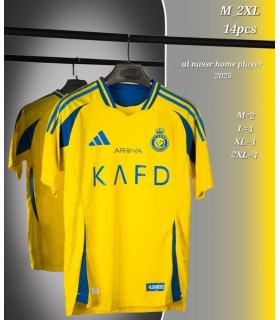 کیت پلیری اول النصر زرد Alnasr Home kit 2024