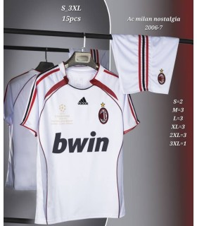 کیت و شورت کلاسیک آث میلان سفید AC Milan Classic Kit 2006 With Short