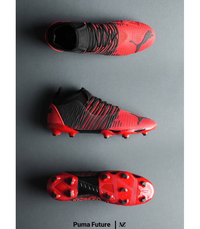 کفش فوتبال پوما فیوچر قرمز مشکی Puma Future Red Black