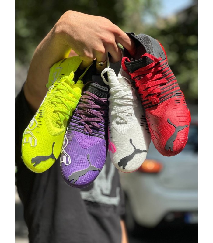 کفش فوتبال پوما فیوچر مشکی بنفش Puma Future Purple Black