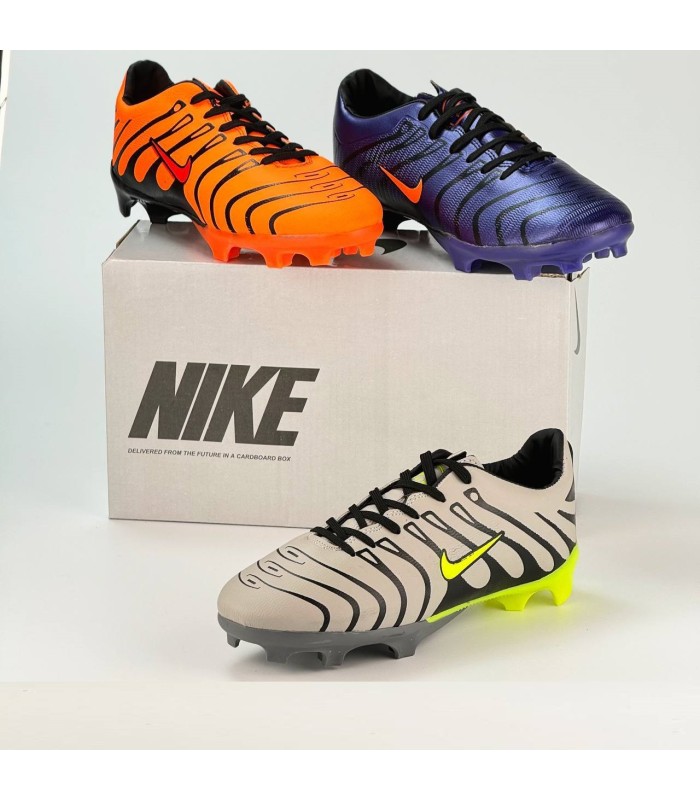 کفش فوتبال نایک امباپه طوسی Nike Kylian Mbappe Fg Grey
