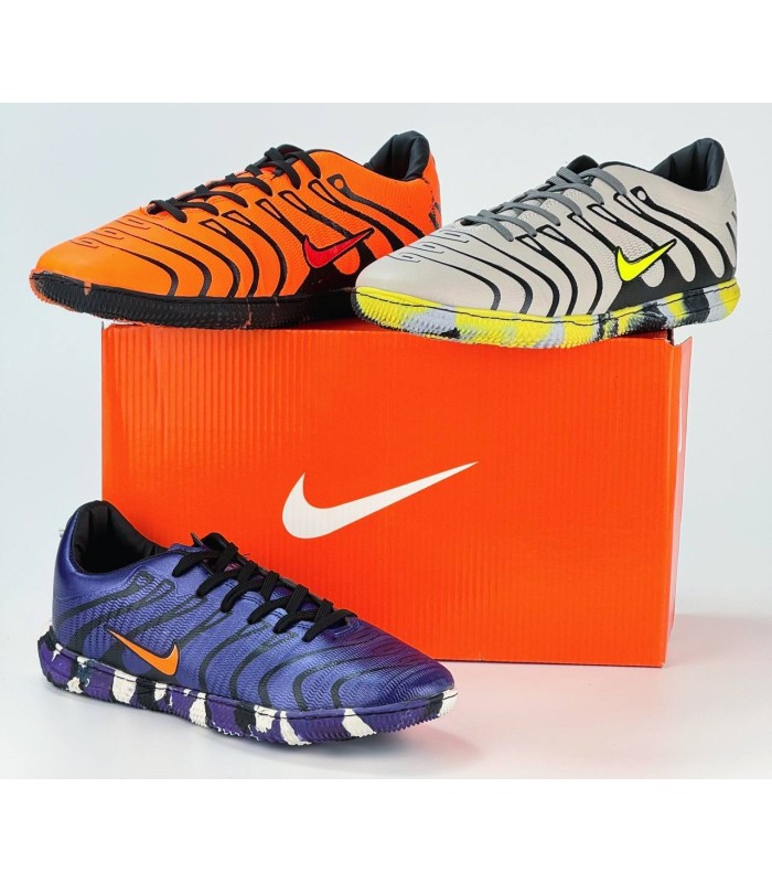 کفش دو منظوره نایک مرکوریال امباپه طوسی مشکی Nike Mercurial Mbappe 2024
