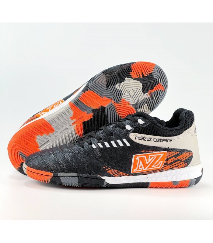 کفش فوتسال برند اختصاصی اصلی مشکی MZ Indoor Shoes 2024