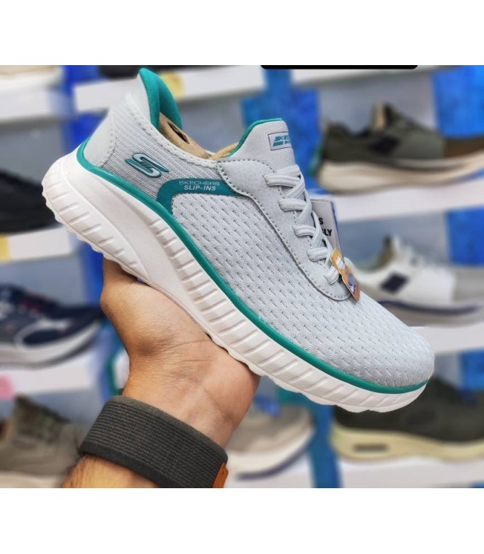 کفش پیاده روی اسکیچرز زنانه Skechers Slip Ins 117498-LTGY